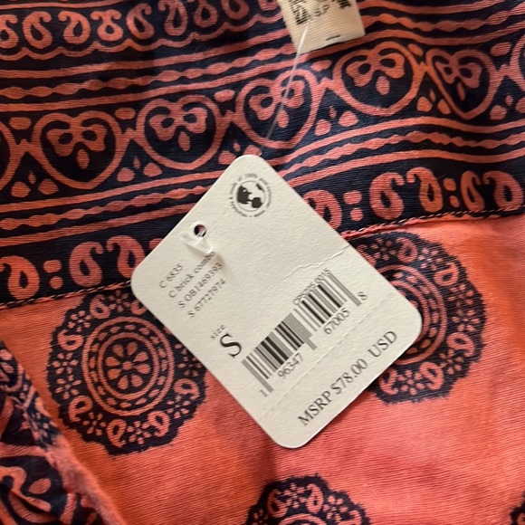 NWT Free People Soul of the Sun Bodysuit in Brick Combo - Picture 5 of 6